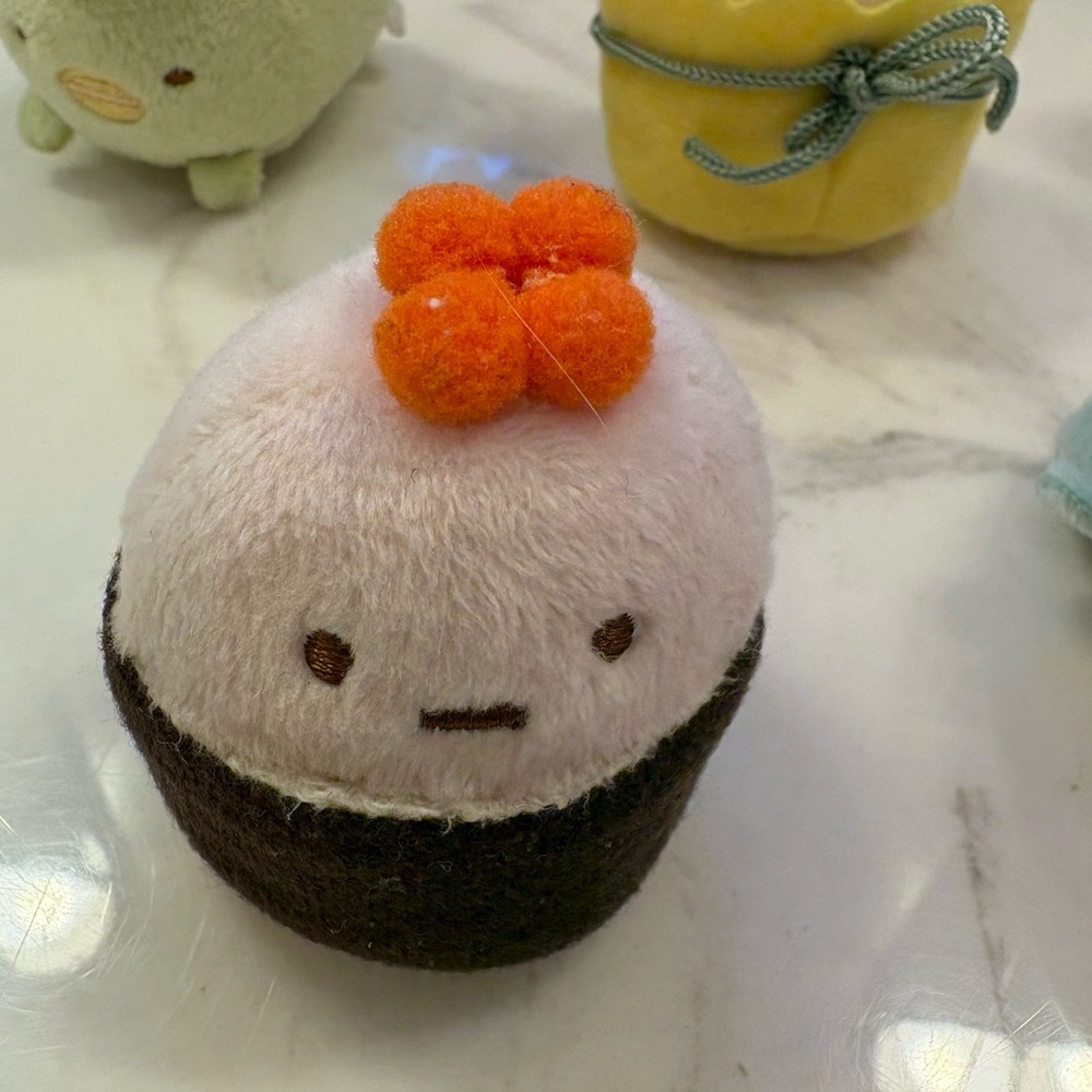 Sumikko Gurashi Sushi Plush Bowl Set | San-X Japanese Kawaii Plush - Picture 3 of 13